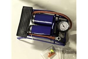 Garden Mile High Output Pump For Swimming Pool Inflatables, Air Bed, Balloon Pump, Inflatable Mattress, Inflatable Sofa (Two Cylinder Foot Pump)