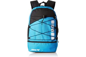 Erima unisex-vuxen Club 5 multifunktionell ryggsäck med bottenfack (723574), curacao/svart, 1