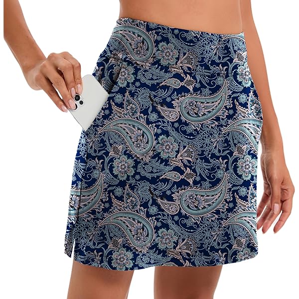UPF 50 Wandelrok MoFiz Damesshorts Voor Wandelen In De Open Lucht, Sportshorts UPF 50 , Sneldrogend, Golf- En Tennisrok Voor Actief Wandelen, Wit, XL Elastische Taille Rok