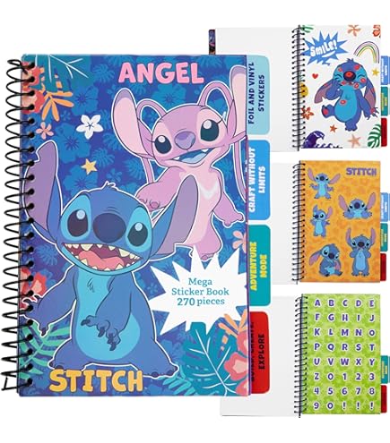 100 Adesivi Stitch Divertenti - Decorazioni Per Laptop, Bottiglie E Skateboard