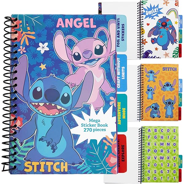 アメリカディズニー スティッチ 印刷物 Kristin Tercek The Ultimate Disney Stitch Sticker Book by DK - Amazon.ae