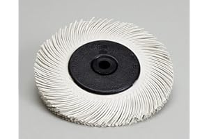 Scotch-Brite 60457 Radial Bristle Brush Replacement Disc, T-C 120 Refill, 6 in with Keyway, White