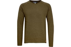 BLEND John Maglione Pullover Maglieria da Uomo con Girocollo in Cotone 100%