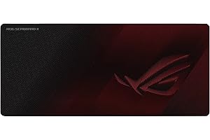 ASUS ROG Scabbard II Gaming Mousepad ROG, impermeabile, resistente ai liquidi, ad urti e graffi (Realizzato con tecnologia militare). Formato XXL antiscivolo
