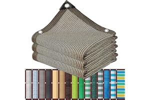 SDLLG Sonnensegel mit Ösen Schattiernetz Schattennetz mit 90% Schattierwirkung UV-Schutznetz 2x4M Gartennetz 15 Farben pass zu Ihrem Garten Sonnenschutzgewebe Windschutz Sichtschutz Zaun