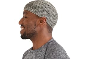 CHARM Chapeau Homme Kufi en Soie - Bonnet Chimio Femme Silk Bonnet Skull Cap Calotte Élastique Japon