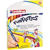 edding 15 FUNTASTICS &ccedil;ocuklar i&ccedil;in ince u&ccedil;lu ke&ccedil;eli kalem 12'li set - 1 mm yuvarlak u&ccedil;
