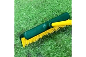 PLANTAWA Spazzola per Erba Sintetica senza Manico | Spazzola Prato Sintetico Manuale | Pulisci Giardino per Terrazze, Balconi, Aiuole | Spazzatrice Robusta Universale