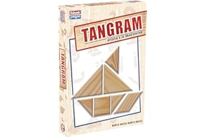 Falomir- Tangram Juego de Mesa Educativo, Multicolor (646484), a partir de 8 años