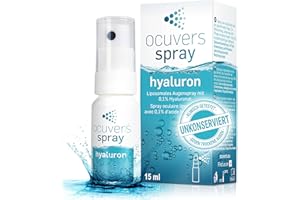 ‎OCUVERS Ocuvers Hyaluronic Eye Spray - with Liposomes - 15 ml Eye Spray for Dry Eyes - The Alternative to Eye Drops for Dry Eyes