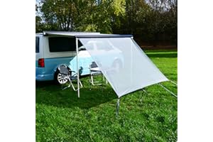your GEAR Capri Sun Blocker – 6 tamaños – Panel delantero y laterales permeable al viento para toldo, visión y protección solar, 3 refuerzos con diámetro de 4,3, 6,2 y 7 mm de ancho de pared frontal