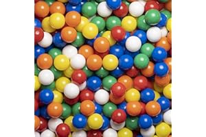 ‎EURO - MATIC Euro-Plus 7.5 cm Einheitsgröße BPA frei Bälle Für Bällebad Spielbälle Baby Kinder Plastikbälle Farbe Mix Made in EU