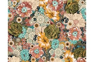 TISHIRON Malen nach Zahlen für Kinder Anfänger Erwachsene Mandala Blumen Oil Painting Acryl Malset auf Leinwand mit Farben und Pinseln Basteln für Wohnkultur 16 x 20 Zoll (Blume)