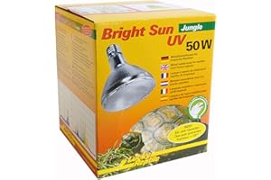 Lucky Reptile Bright UV Jungle - Lampada a vapori Metallici 50 W per portalampada E27 - Lampada da terrario con Spettro di Luce Diurna - Lampada Termica Raggi UVA e UVB - Rettili Tropicali