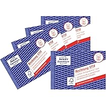 AVERY Zweckform 1714-5 Invoice (A6 Landscape, 2 X 40