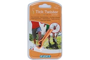O´Tom / Tick Twister Zeckenhaken Zeckenzange Hundezeckenzange Zeckenzieher Hundezeckenzieher (orange)