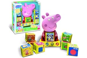 Peppa Pig - PP12 Peppa's Phonic Alphabet Toy For Kids - Interactive Learning & Child Development, Phonics, Alphabet, Spelling, Vocabulary and Recognition - Features 4 Fun Activities , 3+ Years