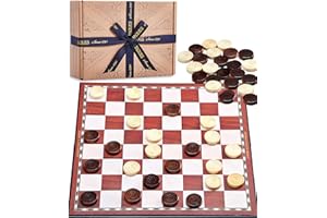 Jaques of London Draughts Board Game | 12" Foldable Draughts Set | Checkers & Draughts Game | Traditional Games | UK Family Company Since 1795