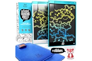 Essy Kids 10 Pulgadas Pizarra Magica Infantil Tableta Escritura Niños Pizarra Magnetica Infantil Tablet para Dibujar Tableta de Dibujo Tableta Escritura LCD Pizarra Electrónica (2)