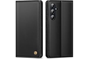 AIMOYU Handyhülle für Samsung Galaxy A55 5g Hülle, Premium Lederhülle Schutzhülle Tasche für Samsung A55 Hülle Wallet Kartenfach Standfunktion Klappbar Flip Case für Galaxy A55 5g Hülle,Schwarz