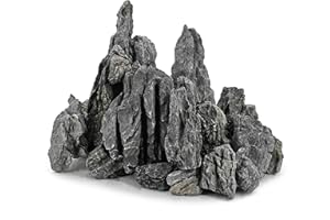 UNOCHO Genérico Roca de Acuario Natural Seiryu Roca Piedra 20LB Piedras de 3 a 10 Pulgadas para Acuarios, Paisajismo,Decoración de Tanques Modelo,Jardines en Miniatura y de Hadas