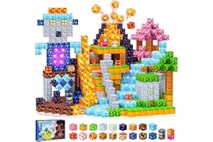 COOLJOYA Construction Magnetique Enfant Cube Magnétique 150 Pièces,Ensemble de Cubes de Construction Magnétiques, Jouet créatif Montessori pour Enfants à partir de 4 Ans