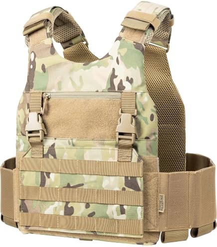 Gilet Tactique Militaire Airsoft, Design Modulaire Réglable Gilet Tactique Militaire Airsoft, Design Modulaire Réglable