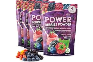 NGU NEXT GEN U Super Berry Powder - 4 Pack, 150g Each - Immune Support - Food Supplement - Superfood Berries - Smoothie Mix for Shakes - Healthy Boost for Detox Juice Beverages or Any Drink - by NextGenU