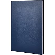 Cahier Manuscrit Ligné A4 Q-Connect K00060 - 96 Feuilles Bleu - Idéal Pour Notes Et Documents Importants