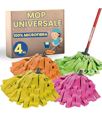 Set 3 Mocio Fancy In Microfibra - Ricambi Lavapavimenti Ad Alta Assorbenza - Foto 2