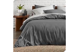 Bare Home Juego de Funda de edredón tamaño King, Juego de Funda de edredón ultrasuave de 1800 Hilos, Ligero, refrescante, Funda de edredón con 2 Fundas de Almohada (Tamaño King, Azul Oscuro)