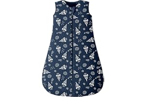 Looxii Śpiwór niemowlęcy na zimę, bawełna, 2,5 TOG, ciepły śpiwór zimowy, miękki śpiwór dla niemowląt w wieku 12-18 miesięcy, idealny na jesień i zimę