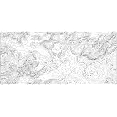 Porge Gaming Mouse Pad 120x60 cm L B&uuml;y&uuml;k Dikişli Kenar Speed Oyuncu Mouse Pad(Topographic Black) (White Topography)