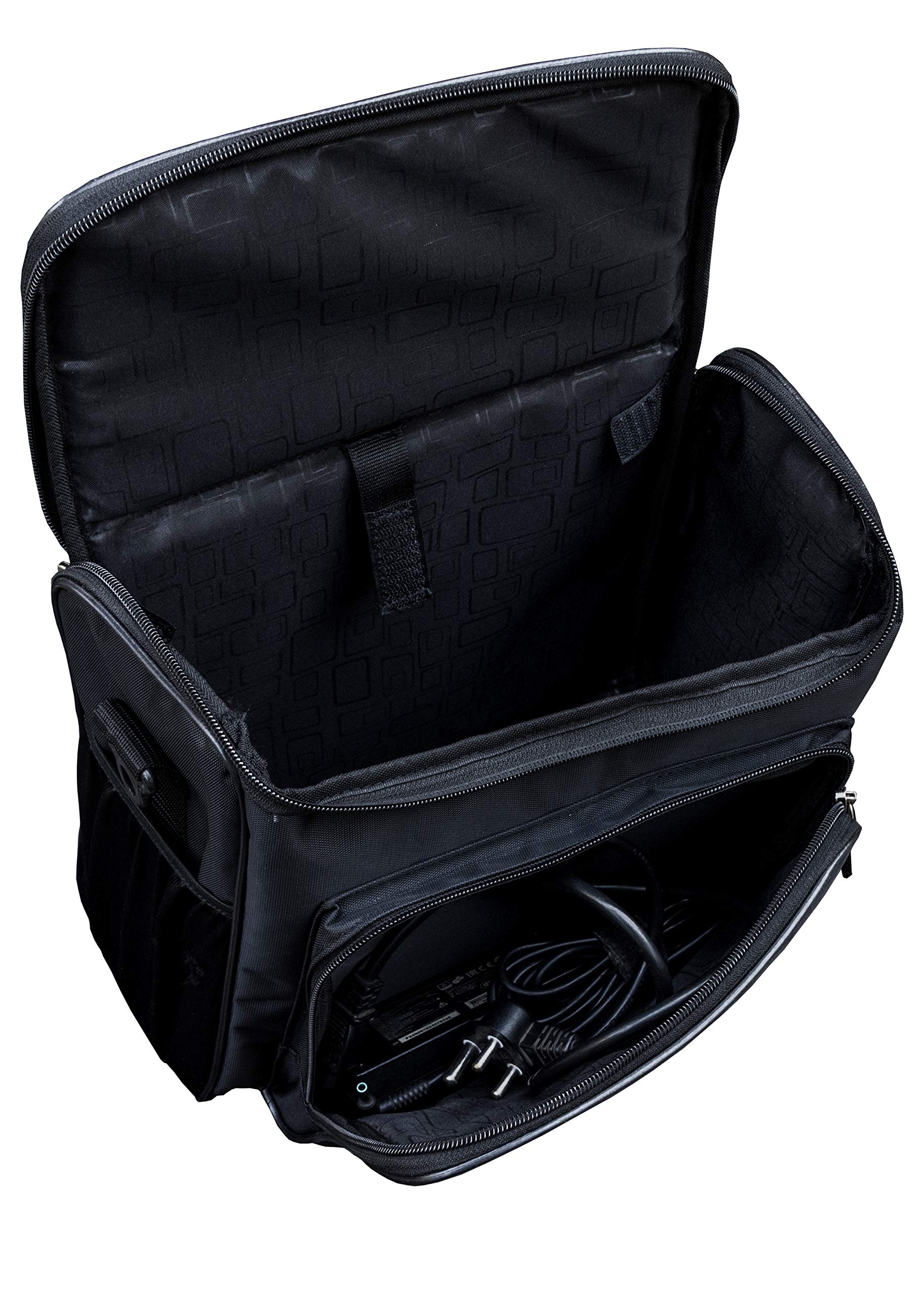 flying CLOUDS Nylon Portable Projector Bag Carrying Case with Detachable Shoulder Strap for Acer, Epson, Benq, LG, Optoma, Sony, Viewsonic (Size: Standard, Color: Black)