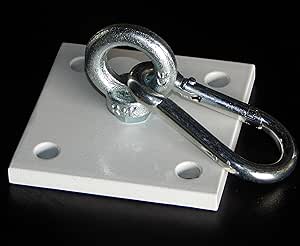 Professionelle weisse Schaukelhalterung für die Decke mit verzinkter