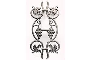 UHRIG Ornement en Fer forgé Vigne, Fonte pour clôture, balustrades, grilles de fenêtres, ou dans Le Jardin comme Autocollant de Jardin, Aide à l’Escalade et Bien Plus Encore.