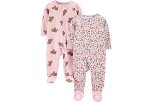 Simple Joys by Carter's Dormienti per Neonati e Bambini (Pacco da 2) Bimba