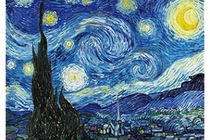 AVEJOYS Puzzle 1000 Teile Erwachsene Sternennacht Von Vincent Van Gogh 70 x 50 cm - Klassische Puzzles Schwer für Erwachsene und Kinder