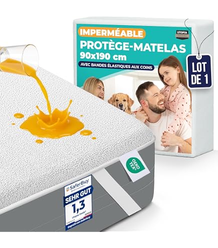 Matelas 90x190 cm pour adulte et enfant - Livraison offerte