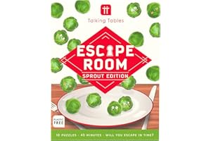 Talking Tables Christmas Themed Kids Escape Room Game Sprout Edition | Xmas Family Fun Tabletop games to play over dinner or Secret Santa Stocking Filler Present Idea, Green