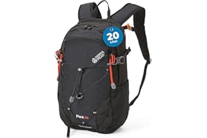 Terra Peak Flex 20 Premium Hiking Backpack, 20 L (Large) with Back Ventilation, Hydration System & Rain Cover, Trekking Backpack Made of Breathable 3D Air Mesh Polyester, Outdoor Daypack with Waist Belt
