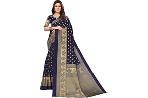 IMTRA FASHION Indischer Ethnischer Saree Kunst Sari Für Damen Mit Seidendruck Und Blusenteil