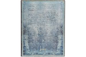 Paperblanks 12-miesięczny kalendarz Softcover Flexi 2025, Wilde, The Importance of Being Earnest, ultra | przegląd dzienny | elastyczne zapięcie na tasiemkę