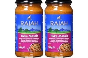 Rajah Sauce Tikka Masala, à la coriandre et au citron 500 g - Pack de 2