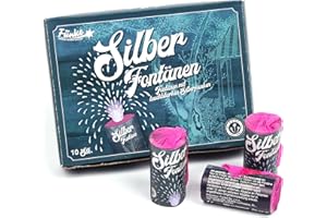 VAMA Funke Silberfontäne Mini Vulkan Gartenfeuerwerk Silvester Feuerwerk Fontäne Sternenregen (1)