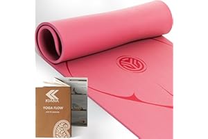 ‎KIANA SPORTS KIANA SPORTS® Yoga Matte aus Deutscher Entwicklung – Rutschfeste & gelenkschonende Yogamatte – 2 Komfort-Dicken (1,0 & 1,5 cm) – Weiche Sportmatte & Gymnastikmatte – Für Yoga, Pilates & Krafttraining