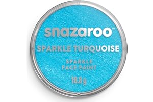 SNAZAROO COLORE PER VISO 18ML TURQUESA NACARADO