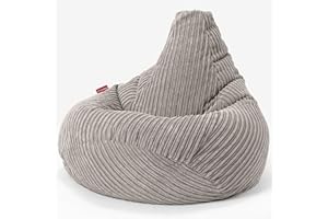 ‎LOUNGE PUG Lounge Pug, Gaming Sitzsack Sessel, Cord Nerzfarben