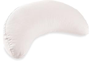 Lotuscrafts Zafu Coussin de méditation, Hauteur d'assise 15 cm, Modèle Zen Kapok Rond, Coussin de Yoga, Yoga Bolster, Housse en Coton Lavable, Remplissage kapok, Certifié GOTS