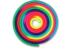 DRUNA Cuerda de Gimnasia Rítmica para Niñas Ponderada para Entrenamiento 165 gr. Largo 3 Metros